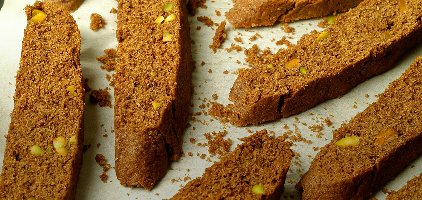 Biscotti de Chocolate y Pistacho