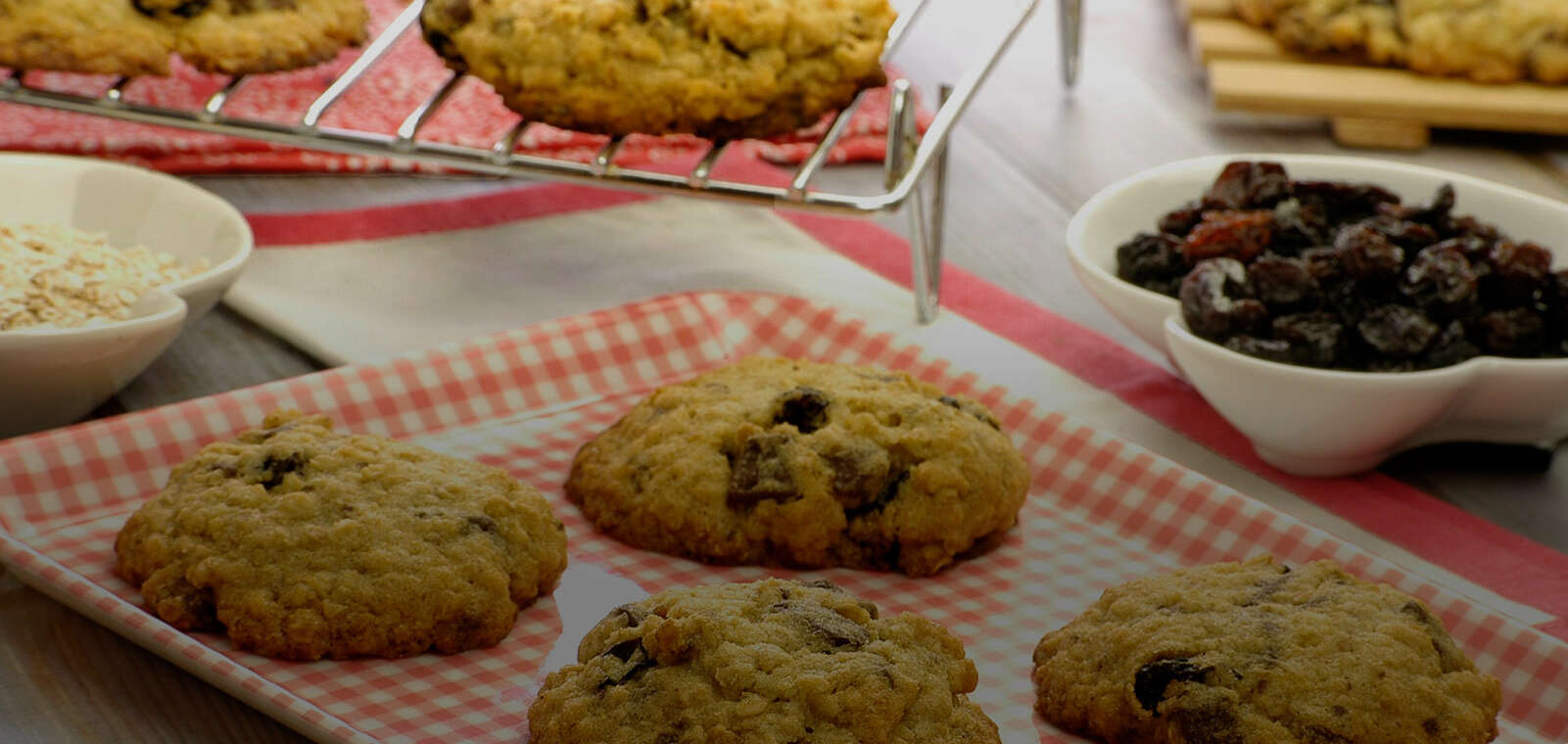 Galletas de Avena, Chocolate y Pasas