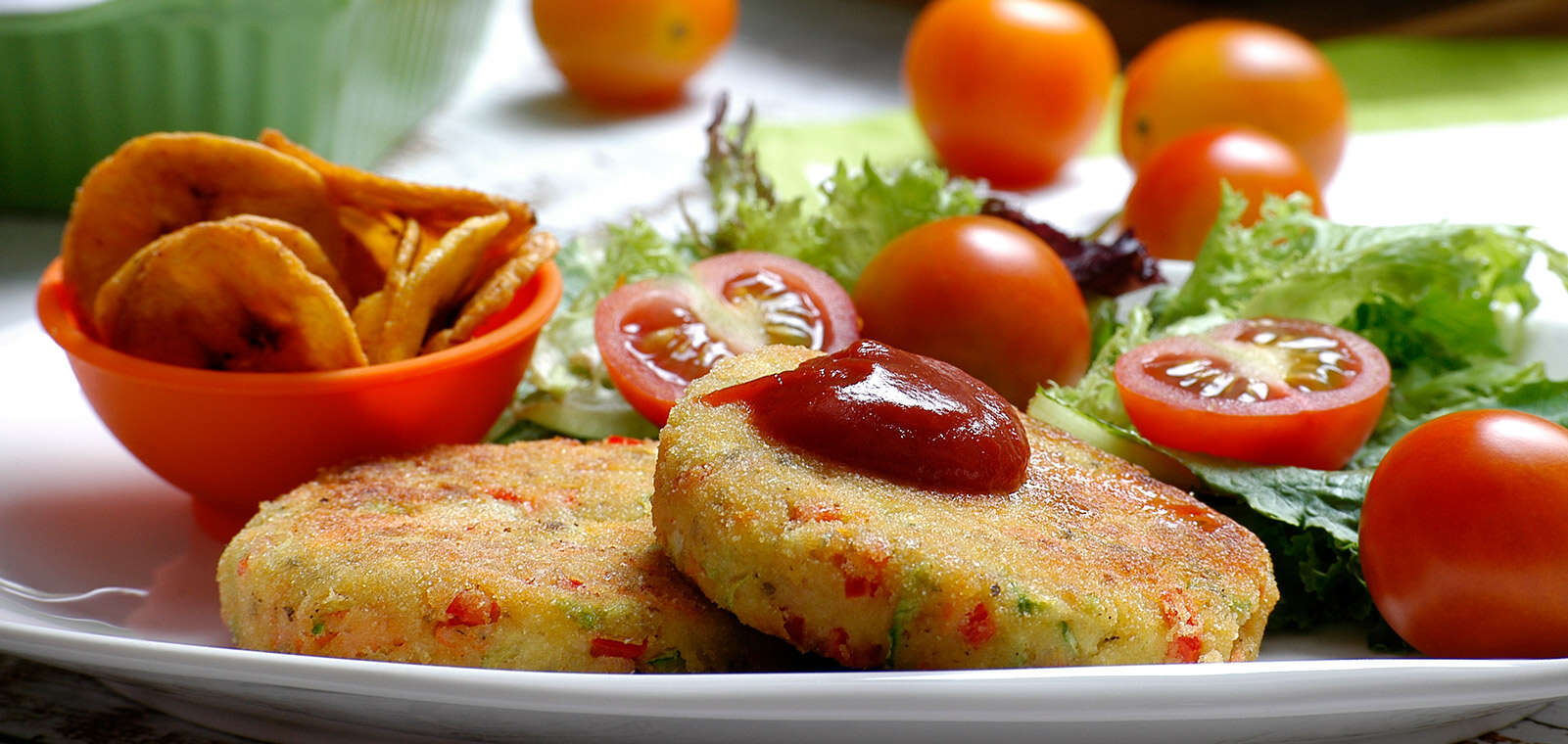 Hamburguesa Oriental de Berenjenas