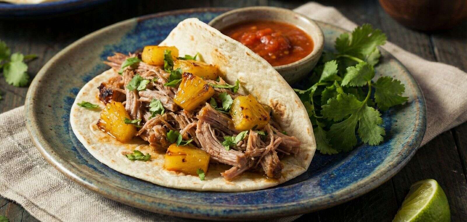 Tacos de Cerdo y Piña