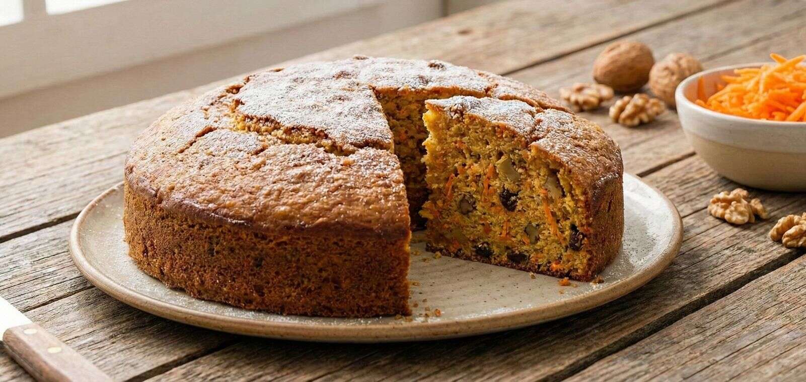 Torta de Zanahoria Sin Gluten